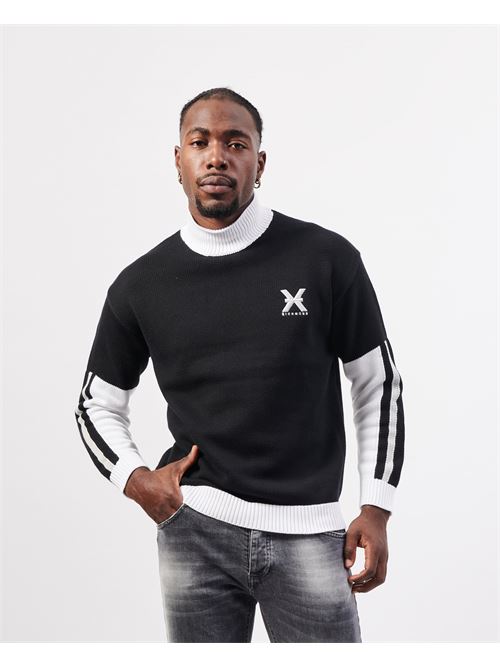 Pull homme Richmond X blanc noir RICHMOND X | UMA24051LUBLACK